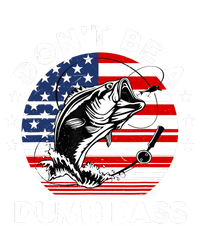 Dont Be A Dumb Bass Fathers Day Funny Fishing Dad High Crown Mesh Back Trucker Hat