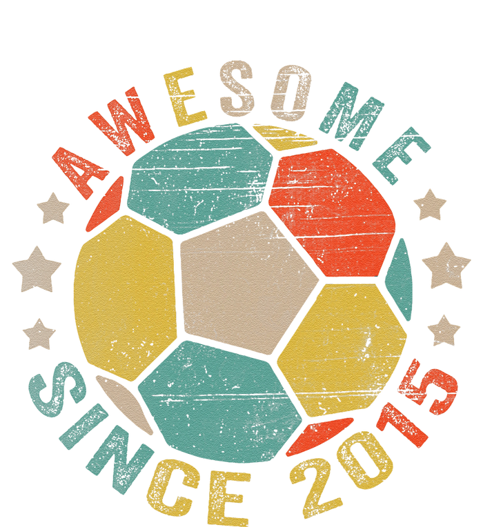 8 Year Old Awesome Since 2015 8th Birthday Soccer Player T-Shirt