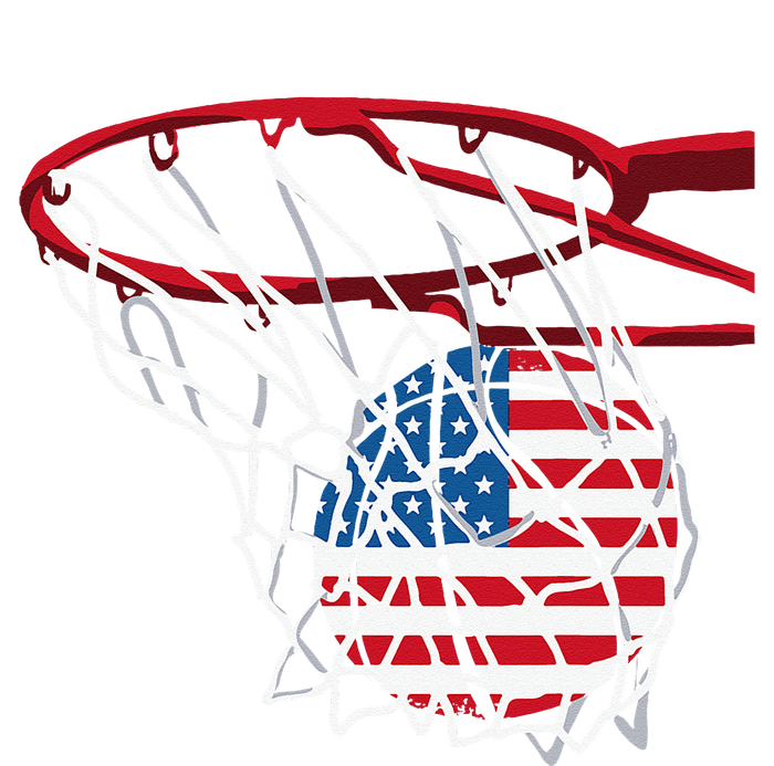 American Patriotic Basketball 4th Of July US Flag Men T-Shirt