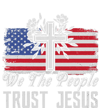 Independence Day We The People Trust Jesus Vintage US Flag T-Shirt