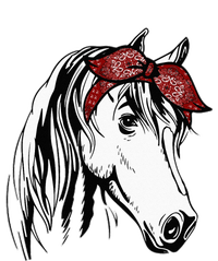 Horse Bandana For Equestrian Horseback Riding Horse Lover T-Shirt