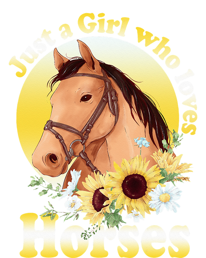 Just A Girl Who Loves Horses Riding T-Shirt