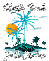 Myrtle Beach South Carolina Beach Summer Surfing Palm Trees Softstyle Adult Sport Polo