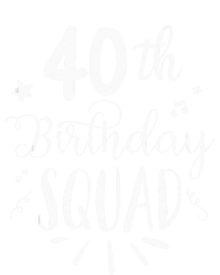 40th Birthday Squad Happy Birthday Party Premium T-Shirt