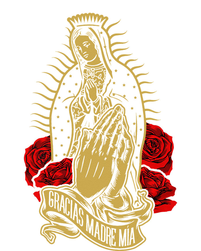 Our Lady Virgen De Guadalupe Virgin Mary Gracias Madre Mía City Backpack