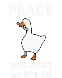 Peace Was Never An Option Goose Meme Women's Pullover Hoodie