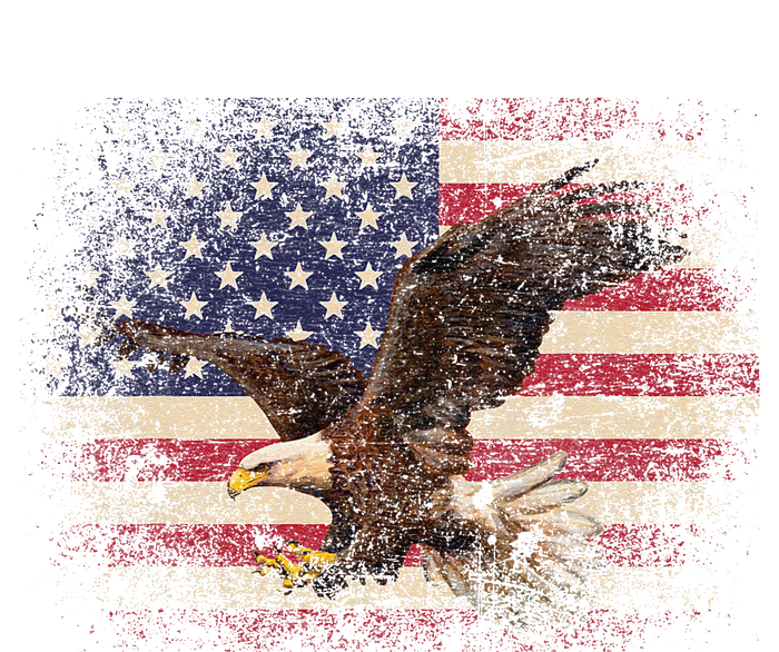 Bald Eagle 4th Of July Christmas Gift American Flag Country Mousepad