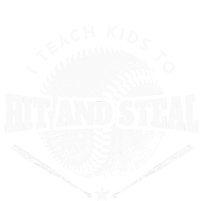 Baseball Coach I Teach Kids To Hit And Steal Sustainable Beanie