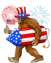 Bigfoot American Flag Funny 4th Of July Sasquatch Believe T-Shirt