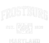 Frostburg Maryland MD Vintage State Athletic Style Dry Zone Grid Polo