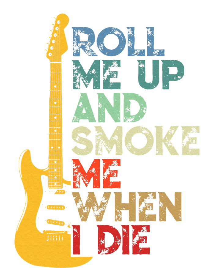 Roll Me Up And Smoke Me When I Die Guitar T-Shirt