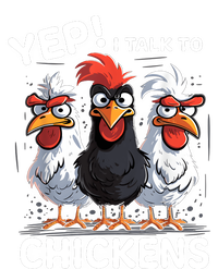 Yep I Talk To Chickens Funny Cute Tall Long Sleeve T-Shirt