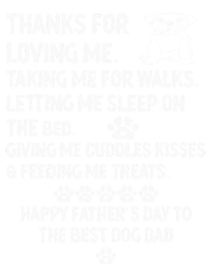 Happy Fathers Day Dog Dad From Daughter And Son For Dad Men Zip Tote Bag