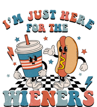 Hot Dog Im Just Here For The Wieners 4Th Of July Men Women Softstyle CVC T-Shirt