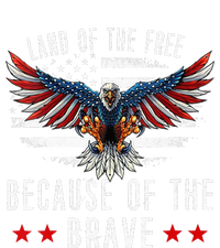 Land Of The Free Because Of The Brave Memorial Day Patriotic Tall Sweatshirt