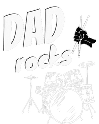 Dad Fathers Day Drum Kit Drums Music Gift Idea Valucap Bio-Washed Visor