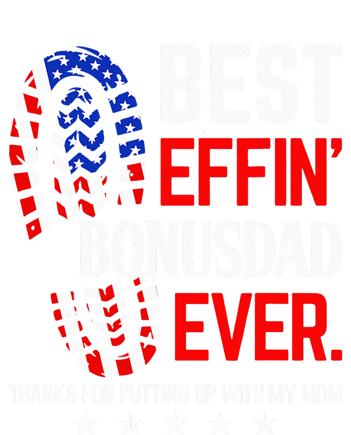 Best Effin Bonus Dad Ever Step Dad Fathers Day Gift Performance Long Sleeve Polo