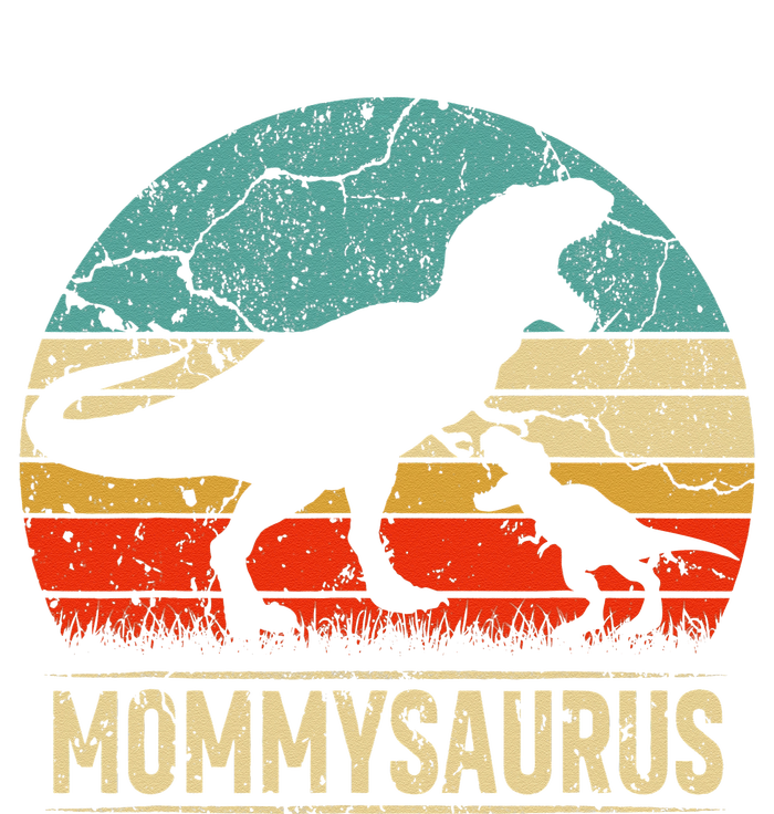 Mommysaurus T Rex Dinosaur Mommy Saurus Family Matching Women's Tri-Blend 3/4-Sleeve Raglan Shirt