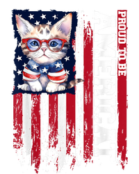 American Flag Cat 4th Of July Kitten Patriotic Pet Lover Pun Women's Perfect Tri Tunic Long Sleeve Shirt