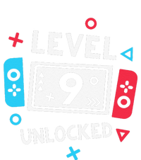 9th Birthday Level 9 Unlocked Video Game Party T-Shirt