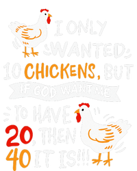 I Only Wanted 10 Chickens Crazy Chicken Farmer Button