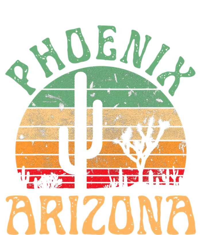 Phoenix Arizona Desert Cactus Retro Sunset Outdoors Retro Women's V-Neck T-Shirt