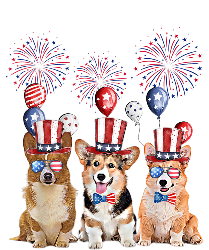 Corgi 4th Of July Dog Lover Men Women American Flag USA-Made Doggie Bandana