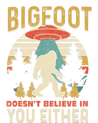 Bigfoot Doesnt Believe In You Either Funny Sasquatch Vintage T-Shirt