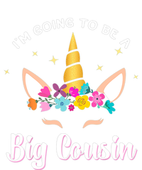 Big Cousin Unicorn Face Gift Cute Unicorn Face Birth Of Baby T-Shirt