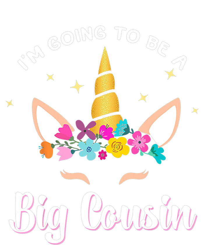 Big Cousin Unicorn Face Gift Cute Unicorn Face Birth Of Baby T-Shirt