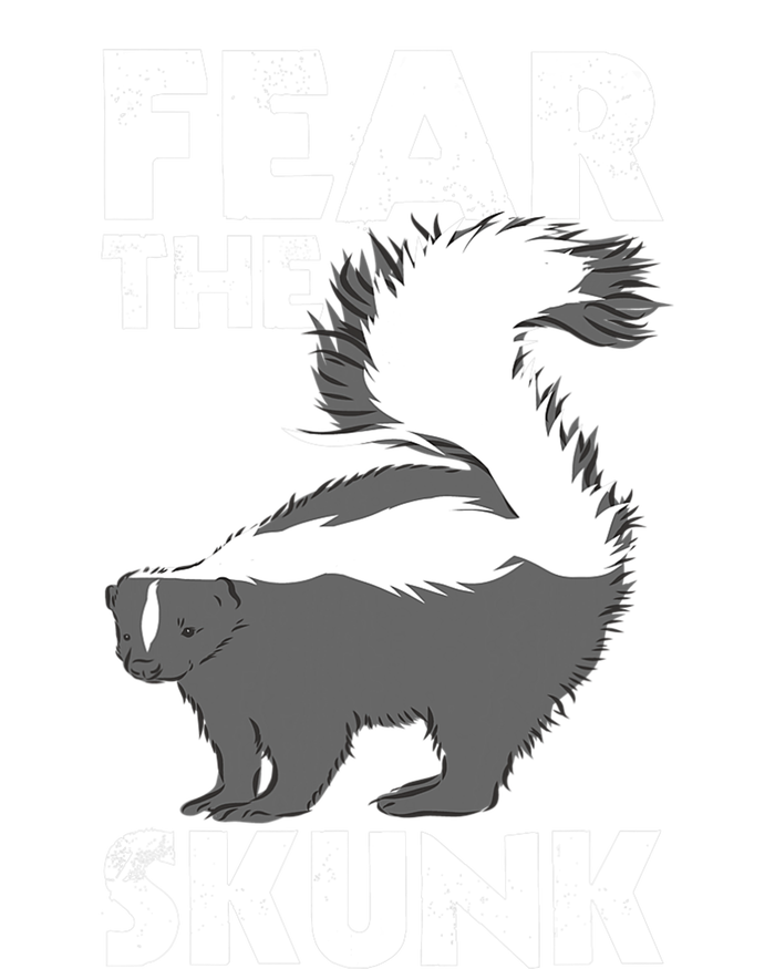 Fear The Skunk Zoologist Zookeeper Wildlife Animal Lover Tie-Dye T-Shirt