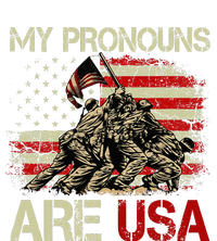 My Pronouns Are Usa 4th Of July American Flag Tie Dye Tote Bag