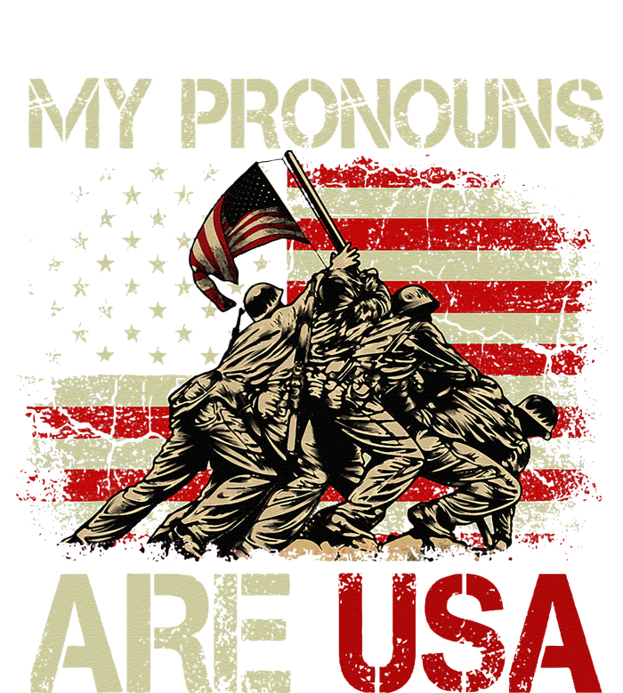 My Pronouns Are Usa 4th Of July American Flag Tie Dye Tote Bag