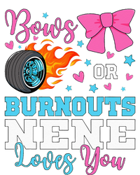 Burnouts or Bows Nene loves you Gender Reveal party Baby Baby Long Sleeve Bodysuit