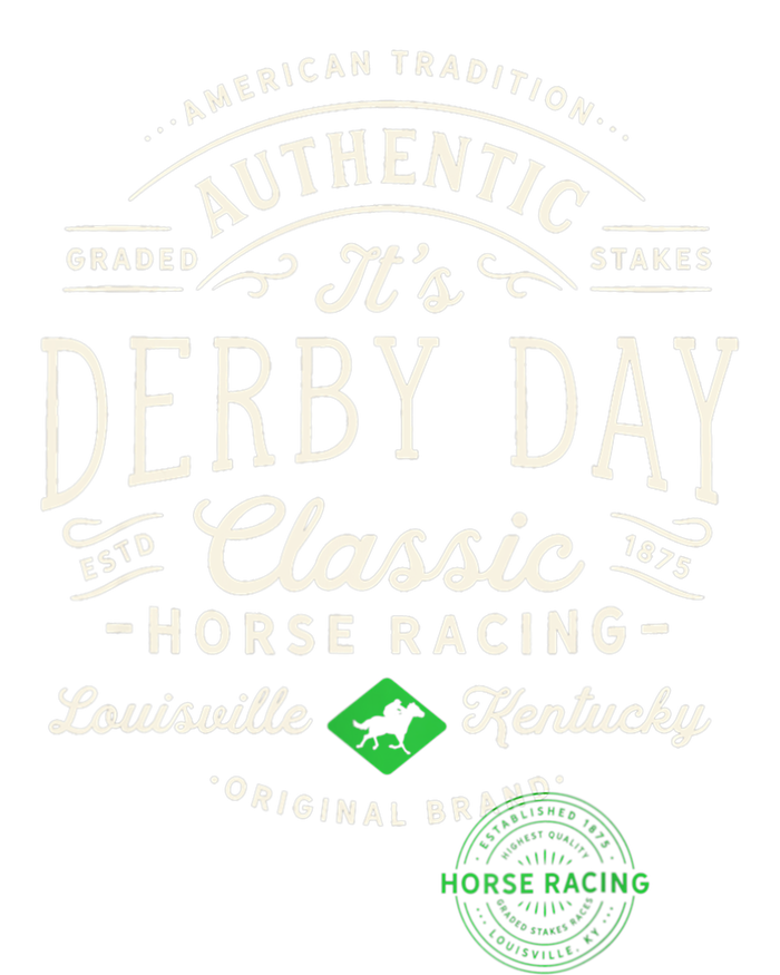 Vintage Derby Day Louisville Kentucky Horse Racing Full Zip Hoodie