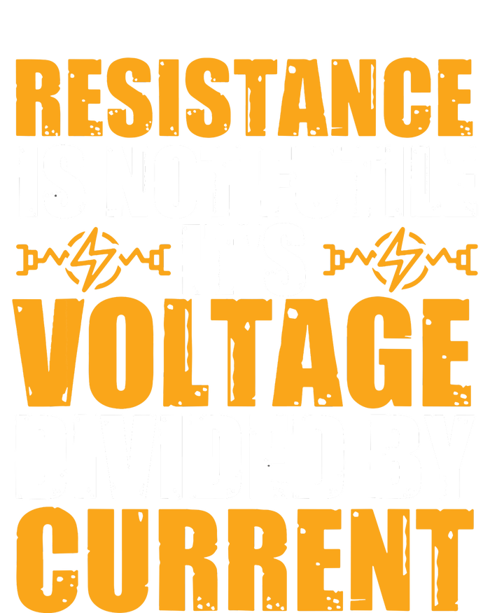 Funny Electrical Engineer Jokes Resistance Formula T-Shirt