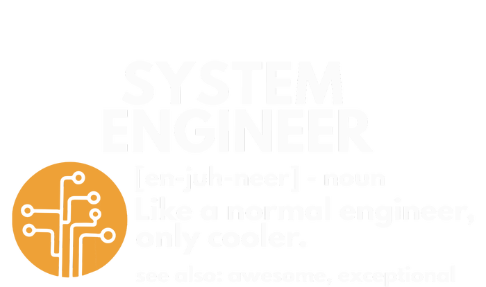 Funny System Engineer Definition Software Engineering Gift Cooling Performance Long Sleeve Crew