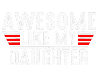 Awesome Like My Daughter Gifts Funny Fathers Day Dad Tie-Dye T-Shirt