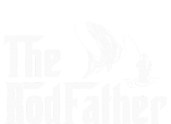 Funny Fishing The Rodfather Fisherman Graphic Full Zip Hoodie