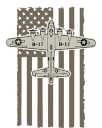 B17 Bomber WW2 Plane Aircraft USA Flag Veteran Pilot Gift T-Shirt