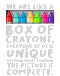 Back To School Teacher We Are Like A Box Of Crayons T-Shirt