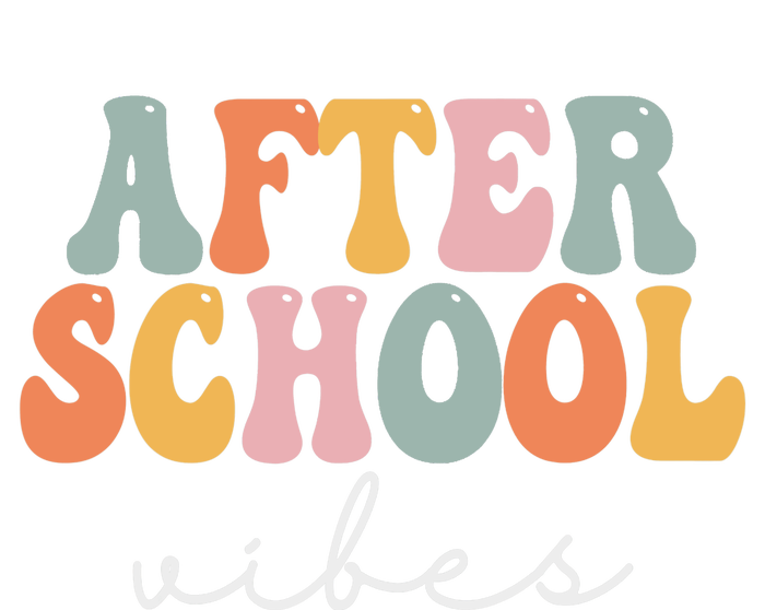 After School Vibes Retro Groovy Vintage First Day Of School Tie-Dye T-Shirt