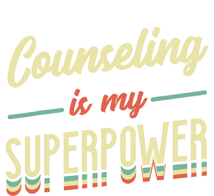 Counseling Is My Superpower School Counselor 7-Panel Snapback Hat