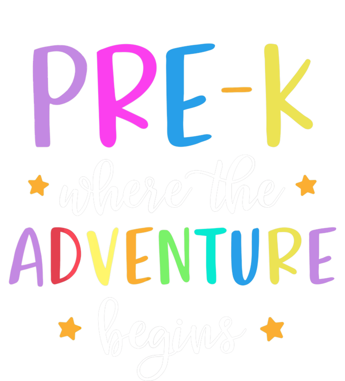 Pre-K Teacher Adventure Begins Teacher Preschool T-Shirt