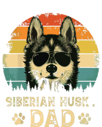 Vintage Siberian Husky Dad Dog Lovers Fathers Day Tee V-Neck T-Shirt