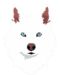 White Siberian Husky Canine White Snow Dog Hoodie