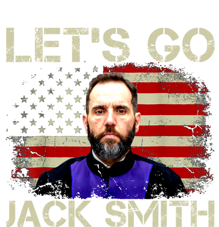 Lets Go Jack Smith For President USA Flag Coaster