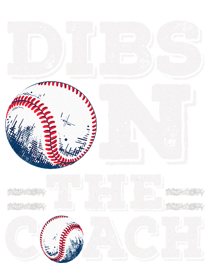 I've Got Dibs On The Coach Funny Baseball Coach Tie Dye Hoodie