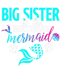 Big Sister Of The Birthday Mermaid Matching Family Doggie Tank