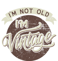 Not Old Vintage Funny Old Man Funny Dad Valucap Bio-Washed Visor